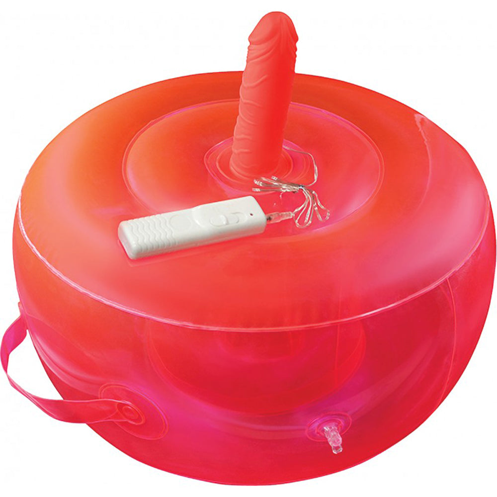 Bouncy Banger Inflatable Cushion With Wire Controller Vibe Dildo | 818631035861 | Available at EroticWarehouse.com