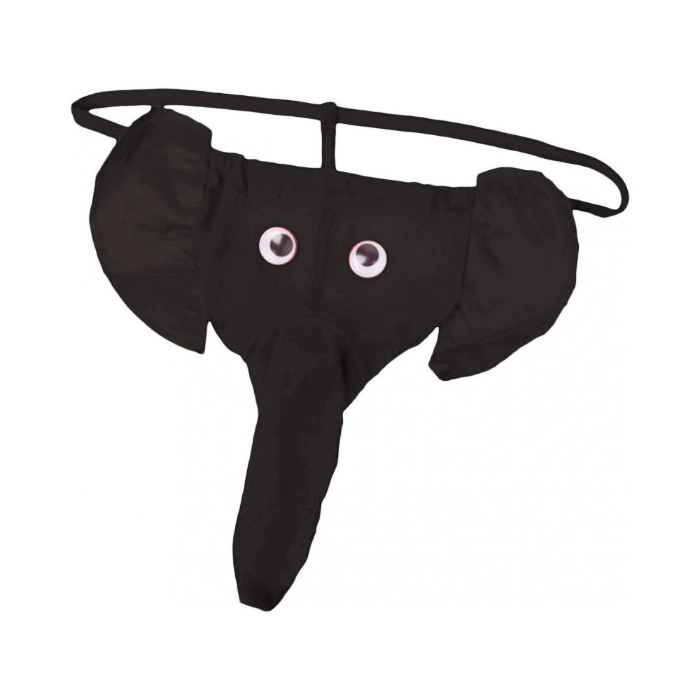 Elephant Thong Black | 818631036622 | Available at EroticWarehouse.com