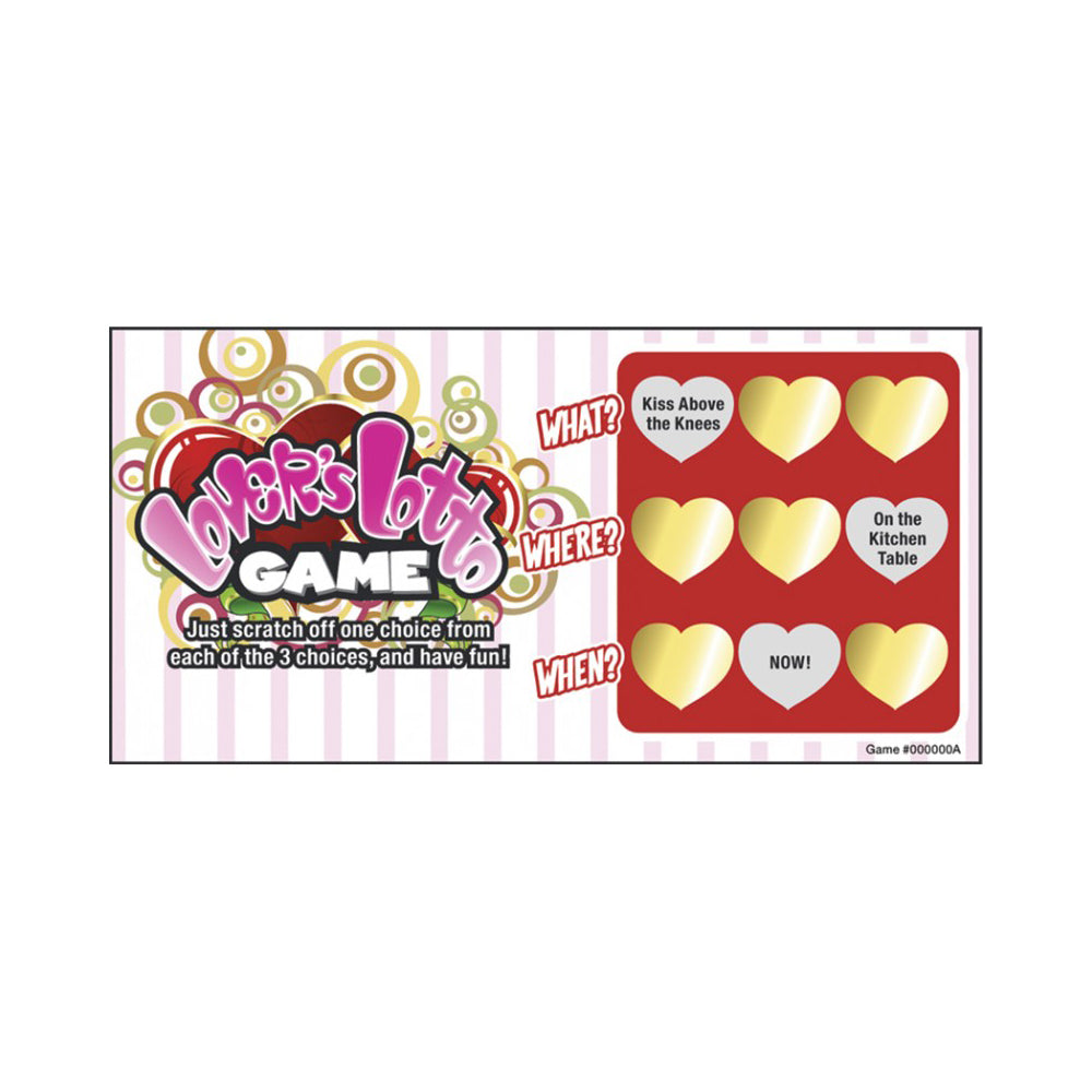 Lovers Lotto Scracth & Play Sex Game 144 Pc Display | 818631036639 | Available at EroticWarehouse.com