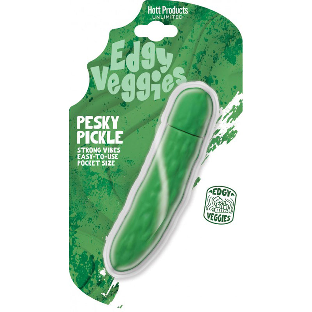 Edgy Veggies Pesky Pickle Vibrator | 818631037315 | Available at EroticWarehouse.com