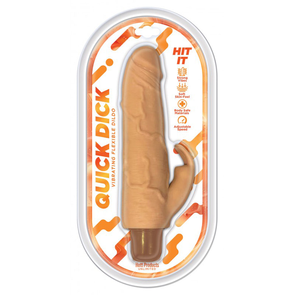 Quick Dick Hit It Vibrating Dildo | 818631037506 | Available at EroticWarehouse.com