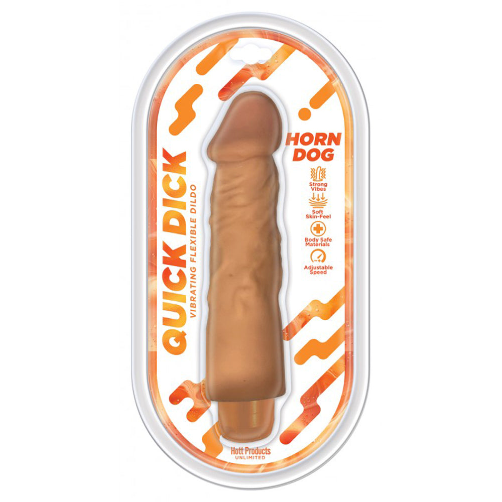 Quick Dick Horn Dog Vibrating Dildo | 818631037520 | Available at EroticWarehouse.com