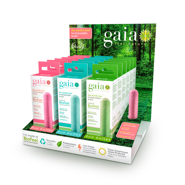 Gaia Gaia Eco Bullet 18 Piece Pdq Display | 819835023296 | Available at EroticWarehouse.com