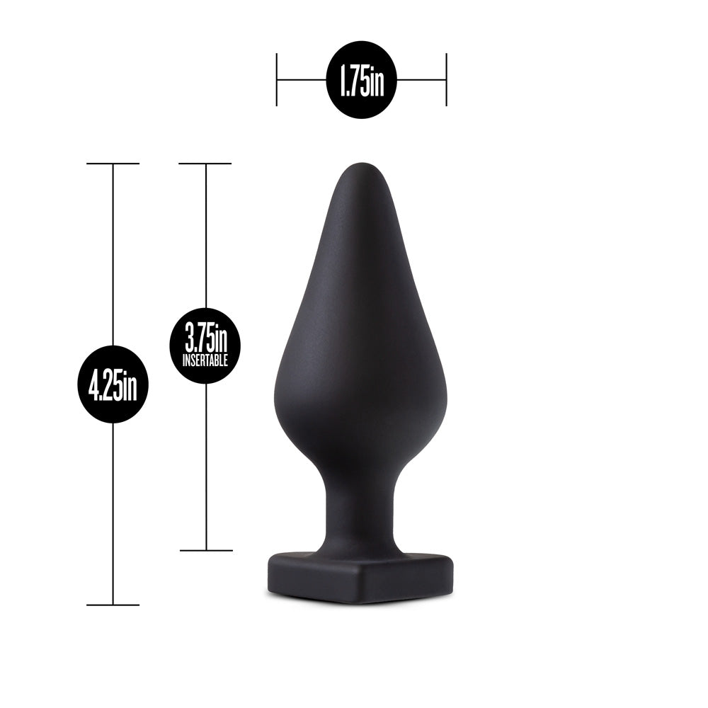 Temptasia Fuck Me Butt Plug Black | 819835025443 | Available at EroticWarehouse.com