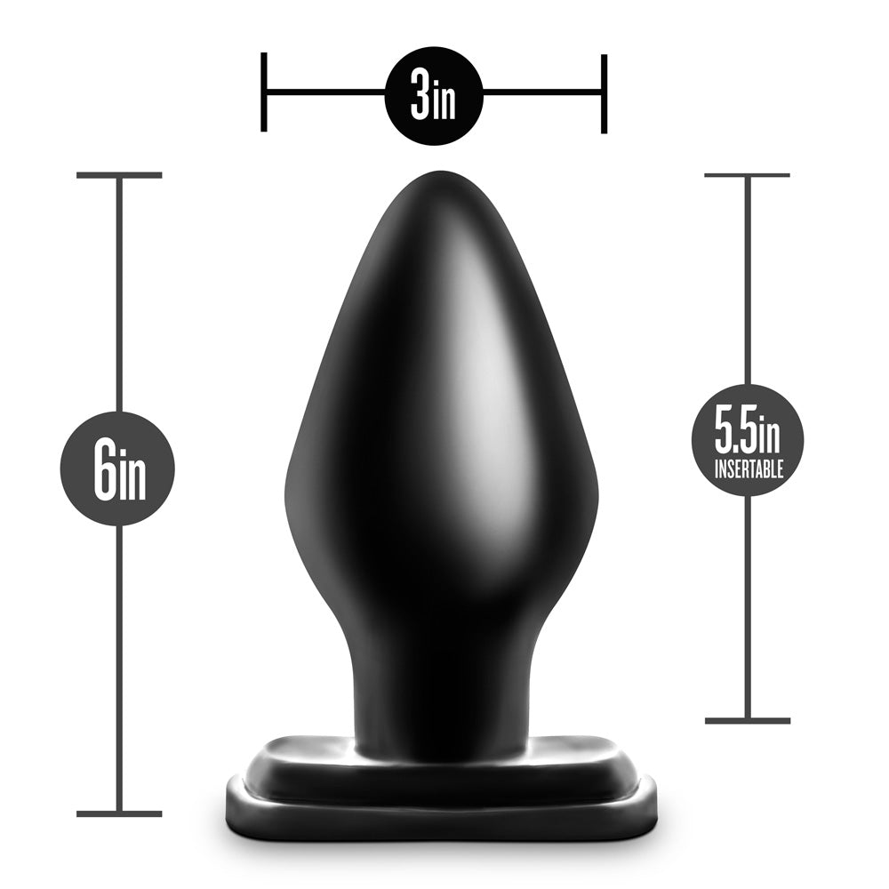 Anal Adventures XXL Plug Black | 819835025979 | Available at EroticWarehouse.com