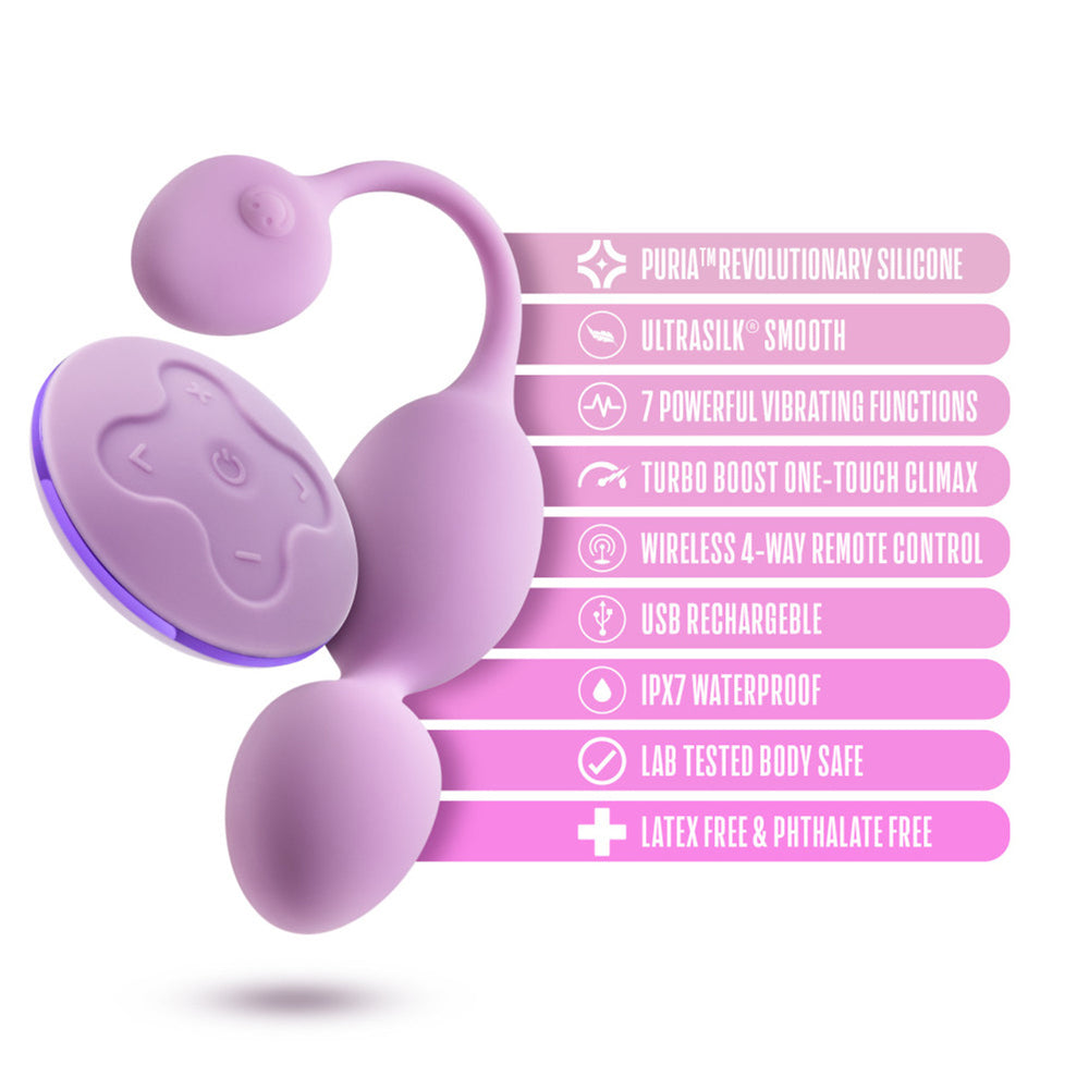 Wellness Raine Vibrating Kegel Ball Lilac | 819835028109 | Available at EroticWarehouse.com
