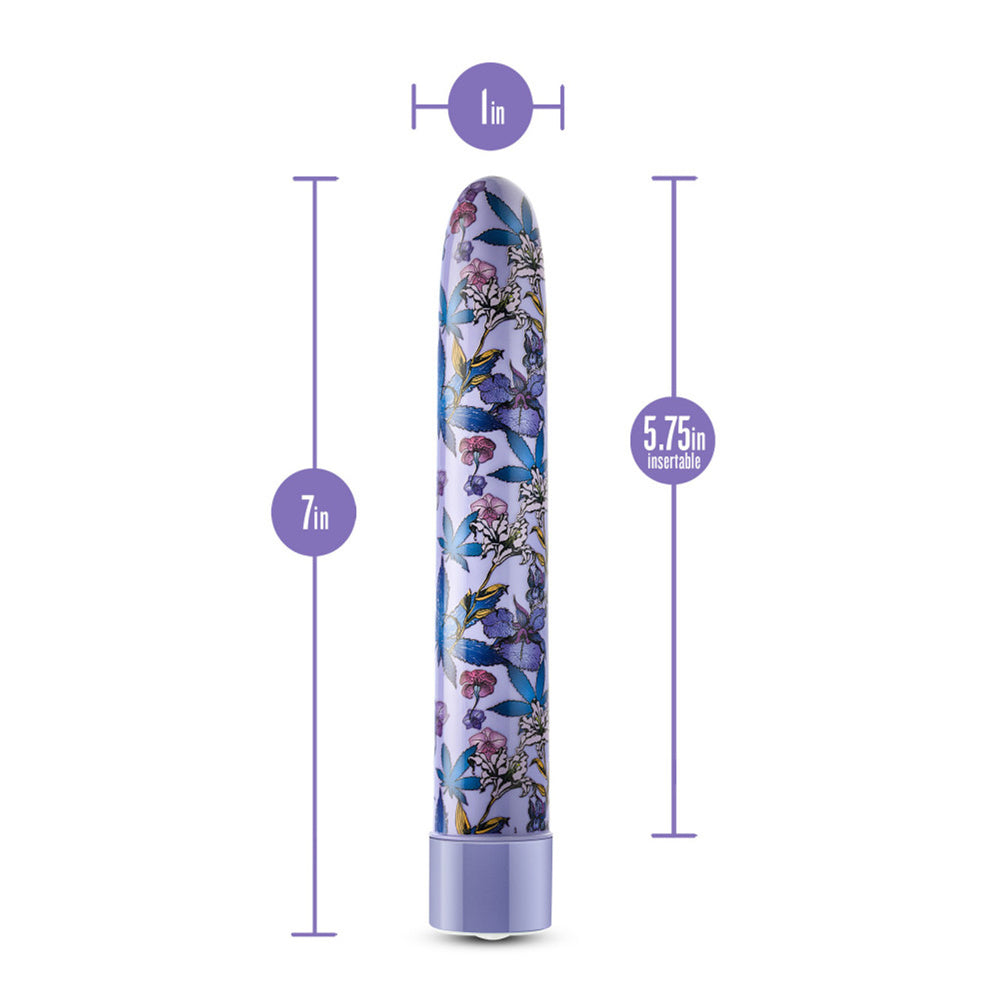 Limited Addiction Floradelic 7" Rechargeable Vibe Purple | 819835029939 | Available at EroticWarehouse.com