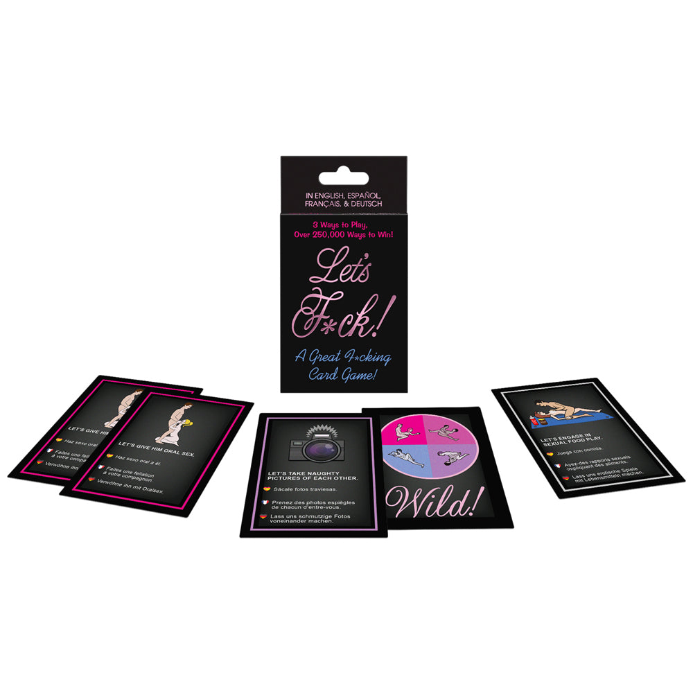 Let's F*Ck! Card Game | 825156109007 | Available at EroticWarehouse.com