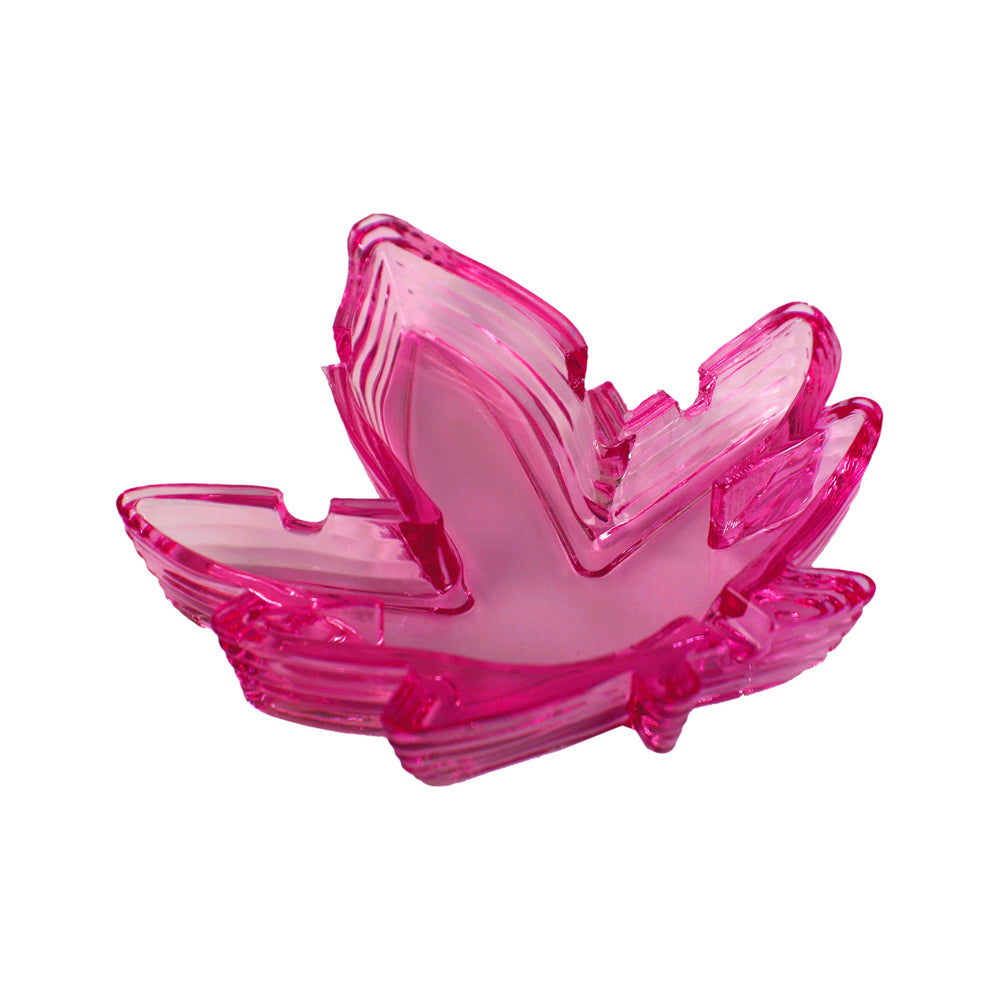 Pink Pot Leaf Ashtray | 825156110904 | Available at EroticWarehouse.com