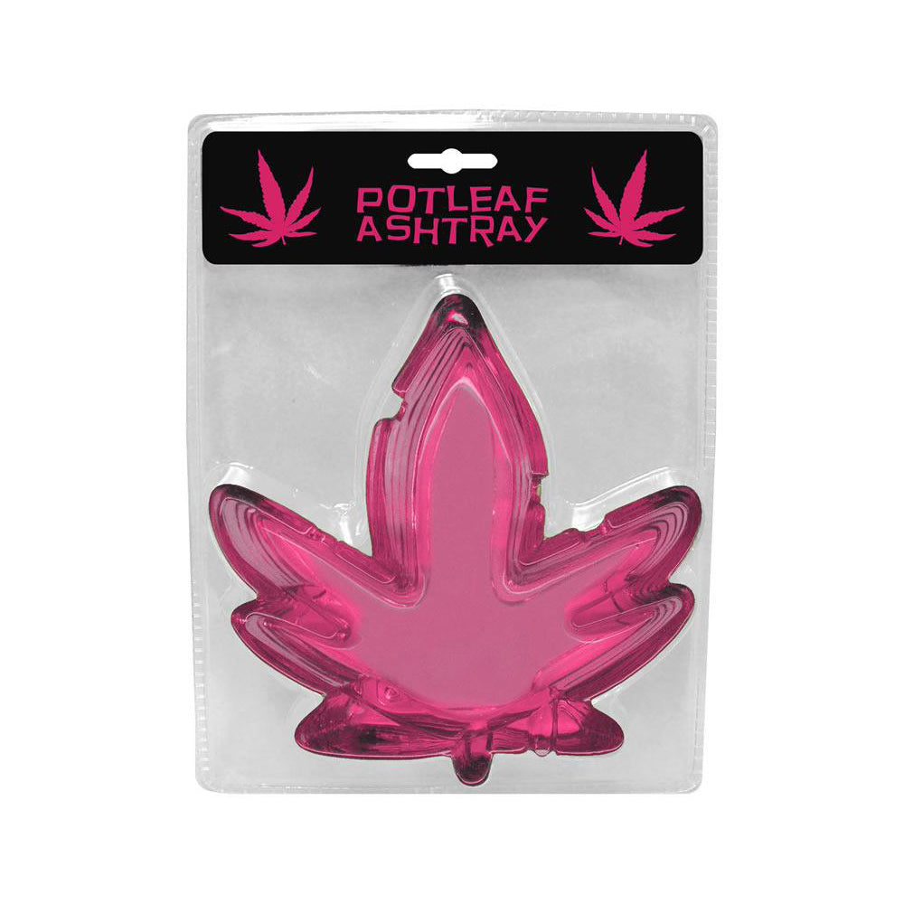 Pink Pot Leaf Ashtray | 825156110904 | Available at EroticWarehouse.com