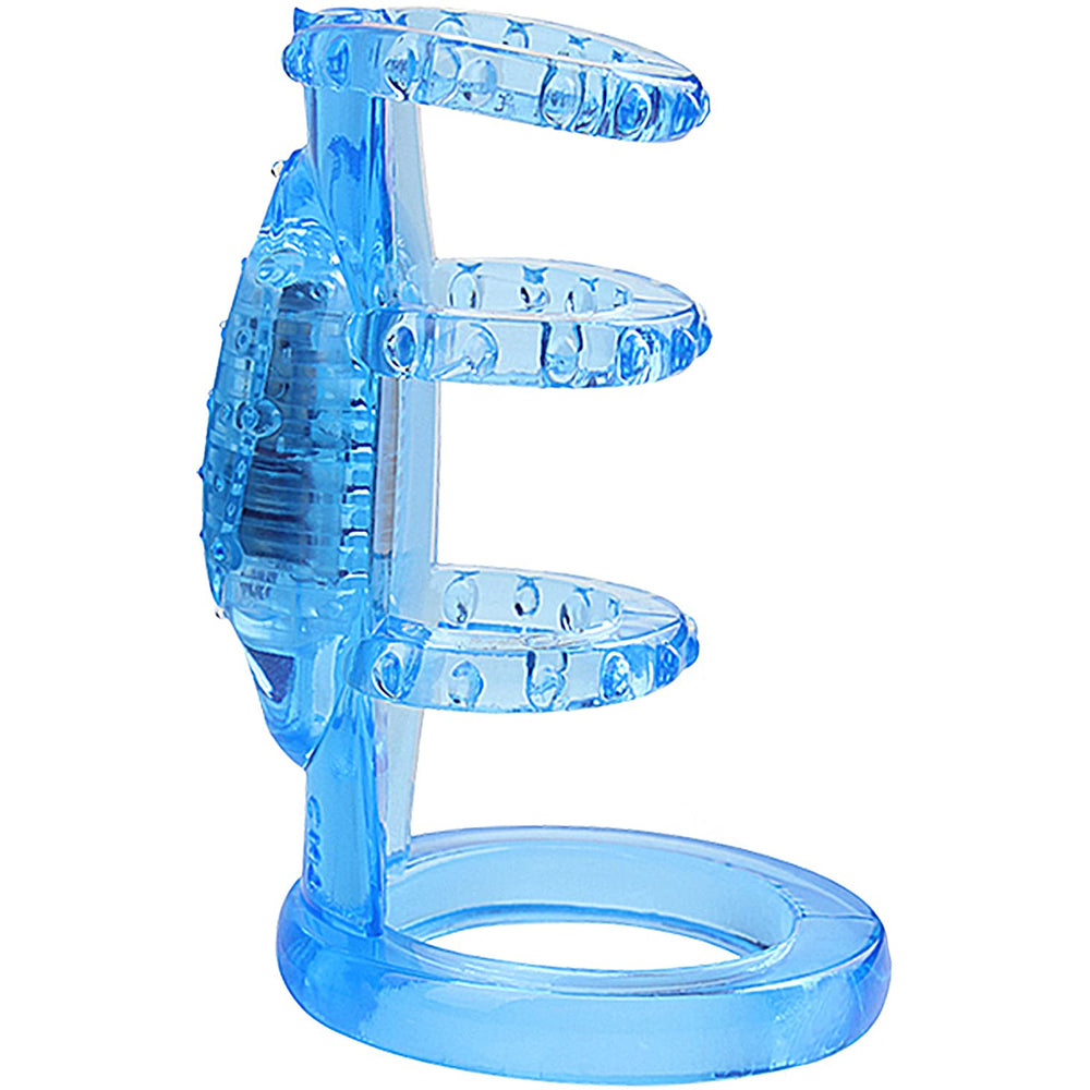 Zinger Vibrating Sleeve Blue | 831868005919 | Available at EroticWarehouse.com