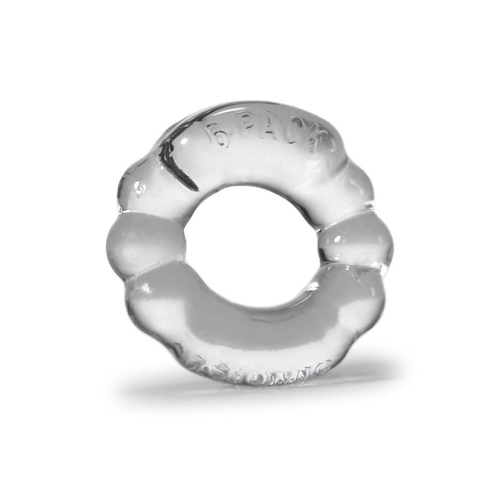 6-Pack Cockring Clear | 840215100078 | Available at EroticWarehouse.com