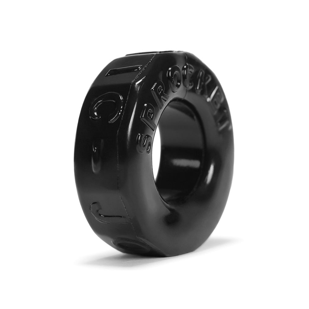 Sprocket Cock Ring Black | 840215100399 | Available at EroticWarehouse.com