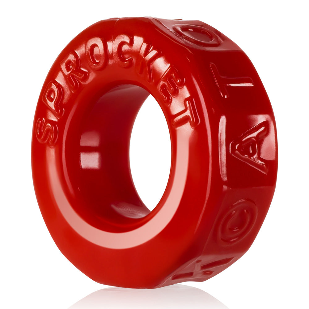 Sprocket Cockring Red | 840215100429 | Available at EroticWarehouse.com