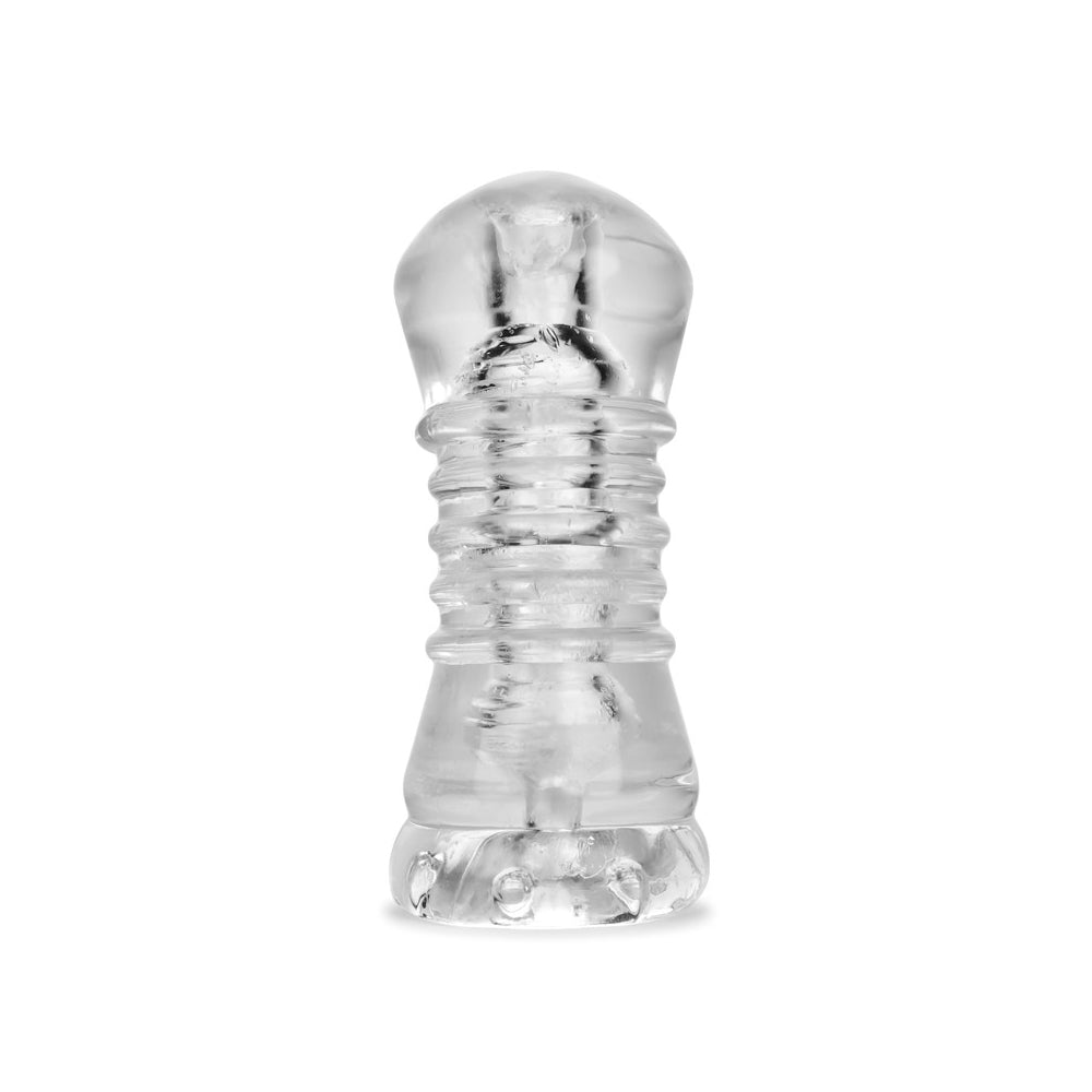 Jerk Masturbator Clear | 840215111692 | Available at EroticWarehouse.com