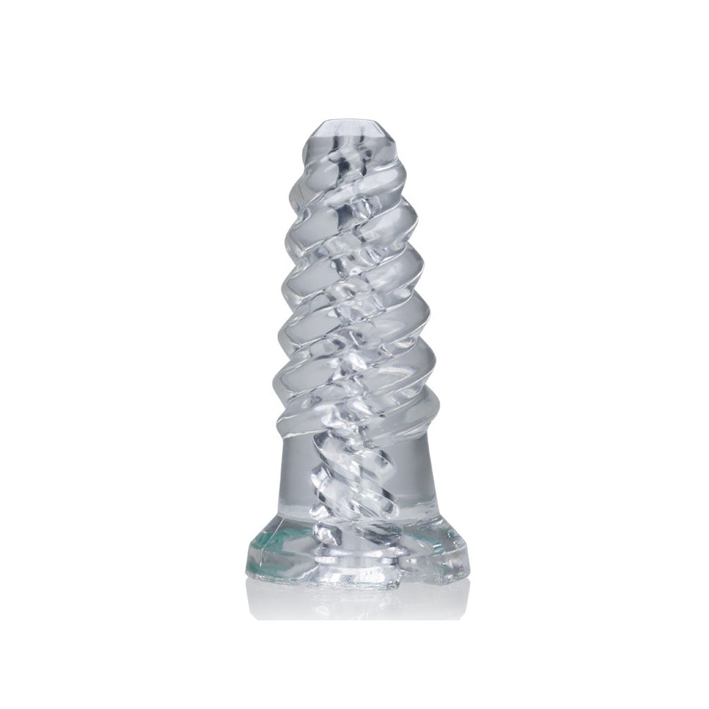 Screw'd Super Squish Corkscrew Jackoff Toy Clear | 840215118875 | Available at EroticWarehouse.com
