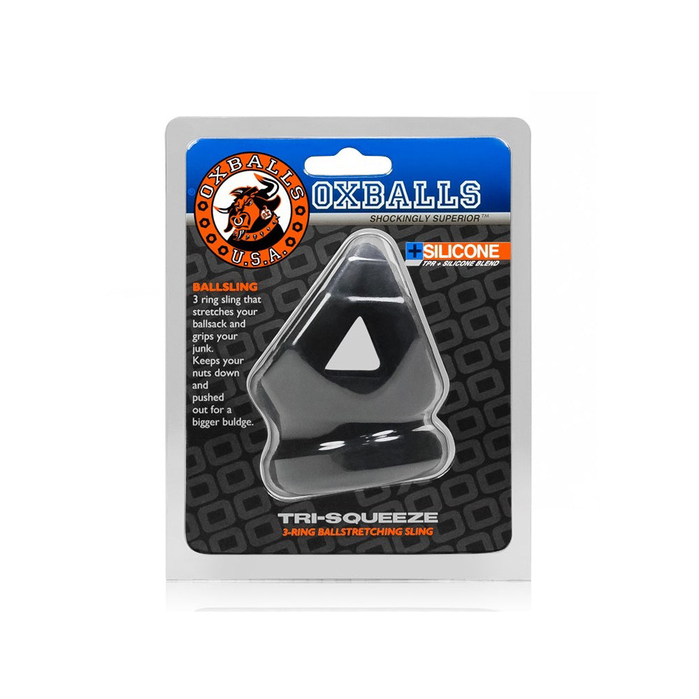 Tri-Squeeze Cock Sling/Ball Stretcher Black Ice | 840215119544 | Available at EroticWarehouse.com
