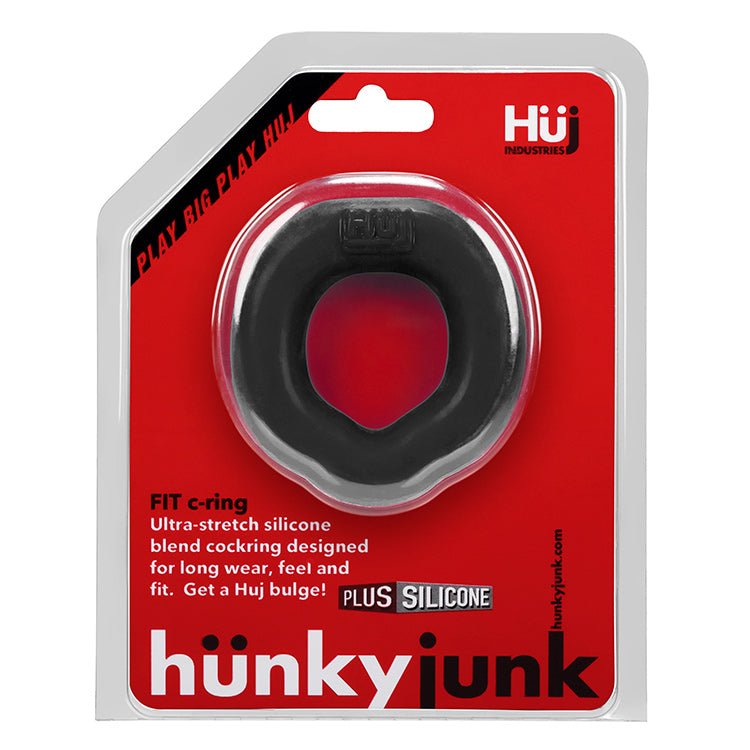 Fit Ergo Long-Wear C-Ring By Hunkyjunk Tar | 840215119865 | Available at EroticWarehouse.com