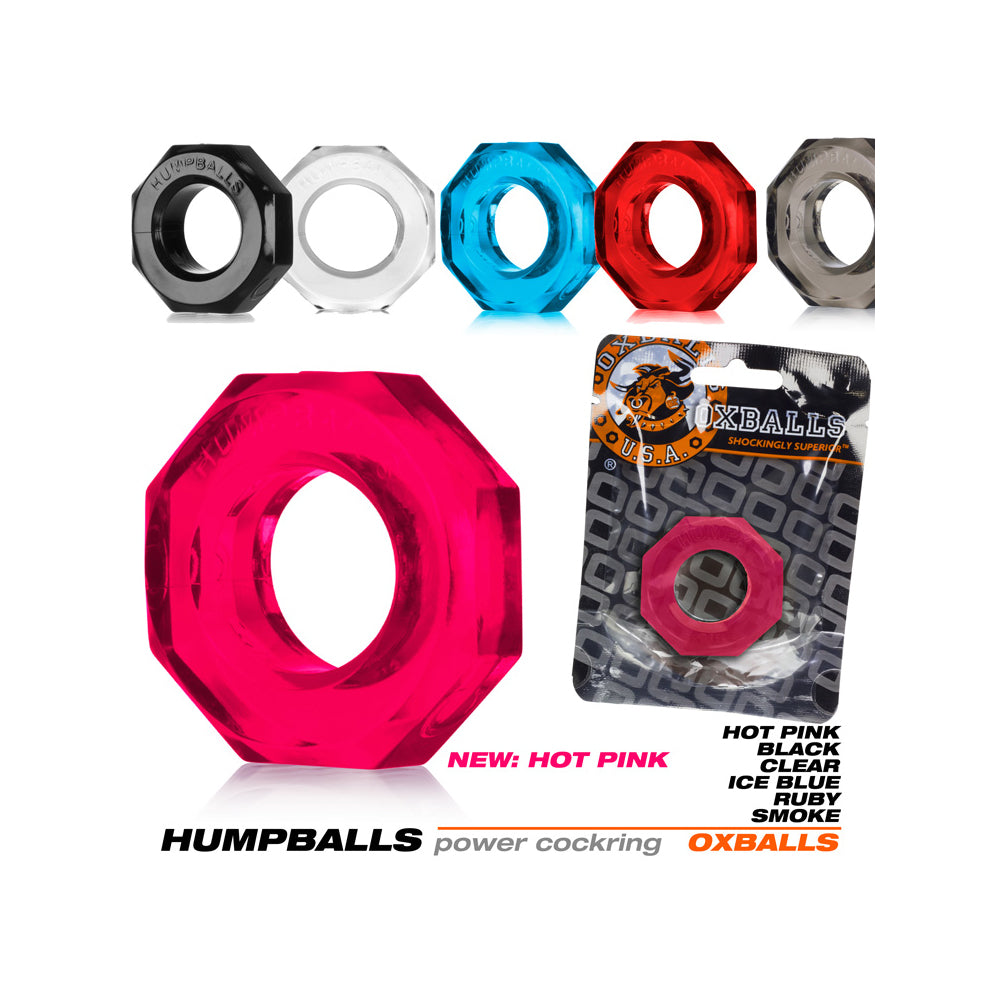 Humpballs Cockring Hot Pink | 840215120366 | Available at EroticWarehouse.com