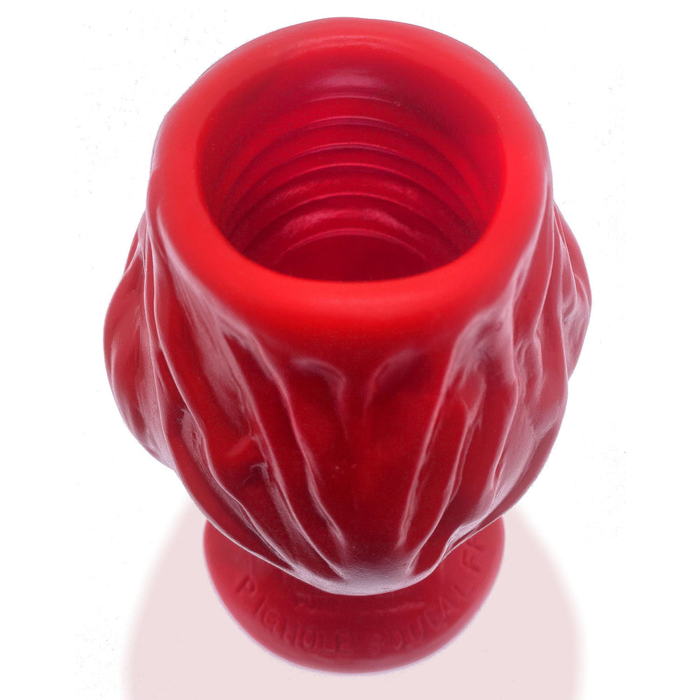 Pighole Squeal Ff Hollow Plug Red | 840215120991 | Available at EroticWarehouse.com
