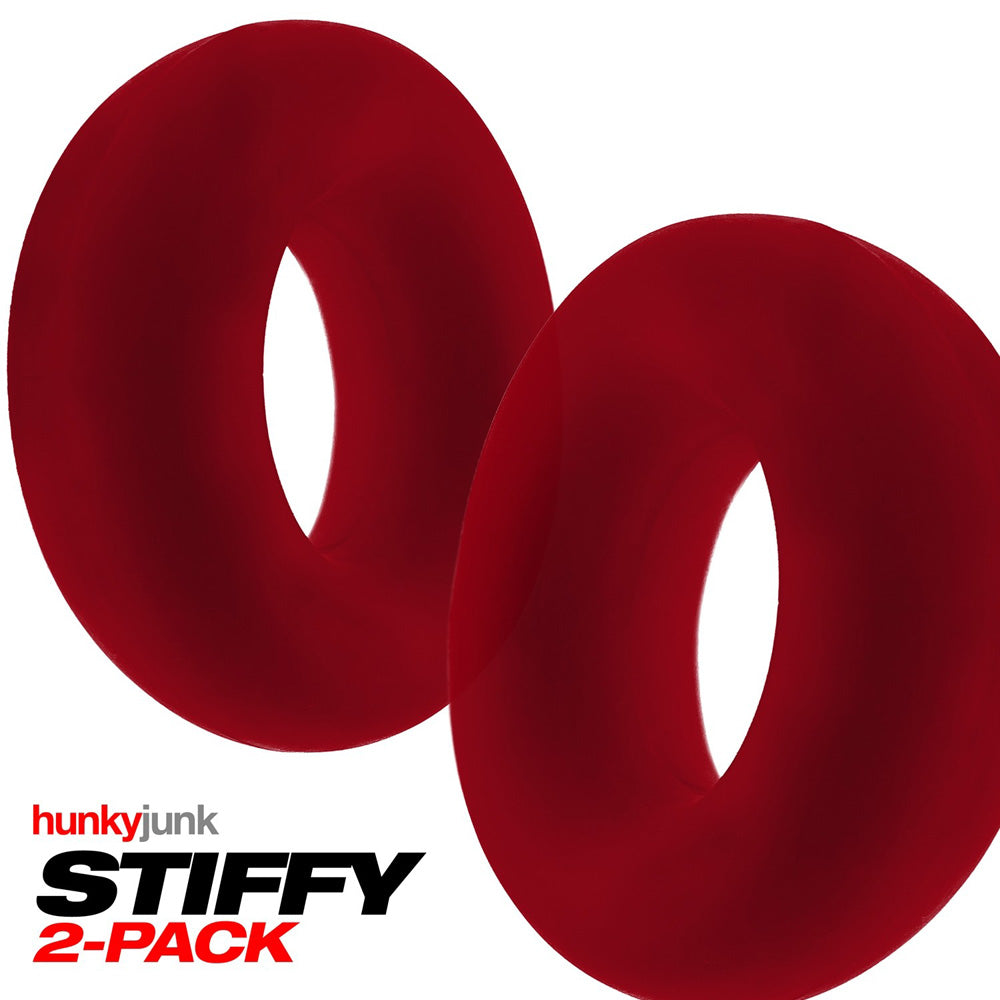 Stiffy 2-Pack Cockrings Cherry Ice | 840215121103 | Available at EroticWarehouse.com
