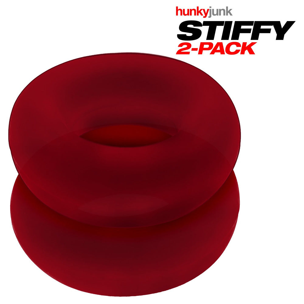 Stiffy 2-Pack Cockrings Cherry Ice | 840215121103 | Available at EroticWarehouse.com