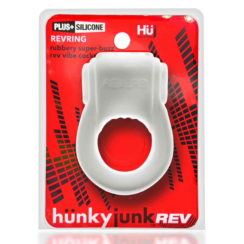 Revring Ring White Ice W/ Black Vibe | 840215121486 | Available at EroticWarehouse.com