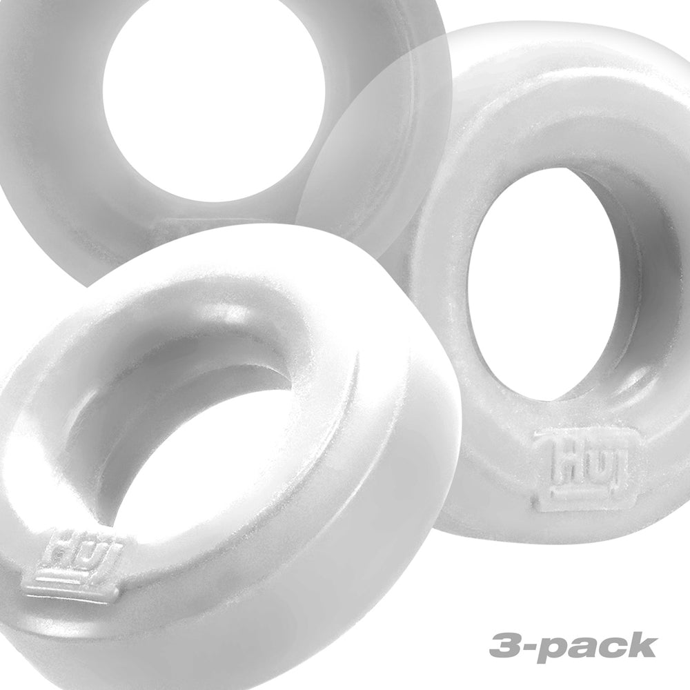 Huj3 C-Ring 3-Pack White Ice | 840215121639 | Available at EroticWarehouse.com