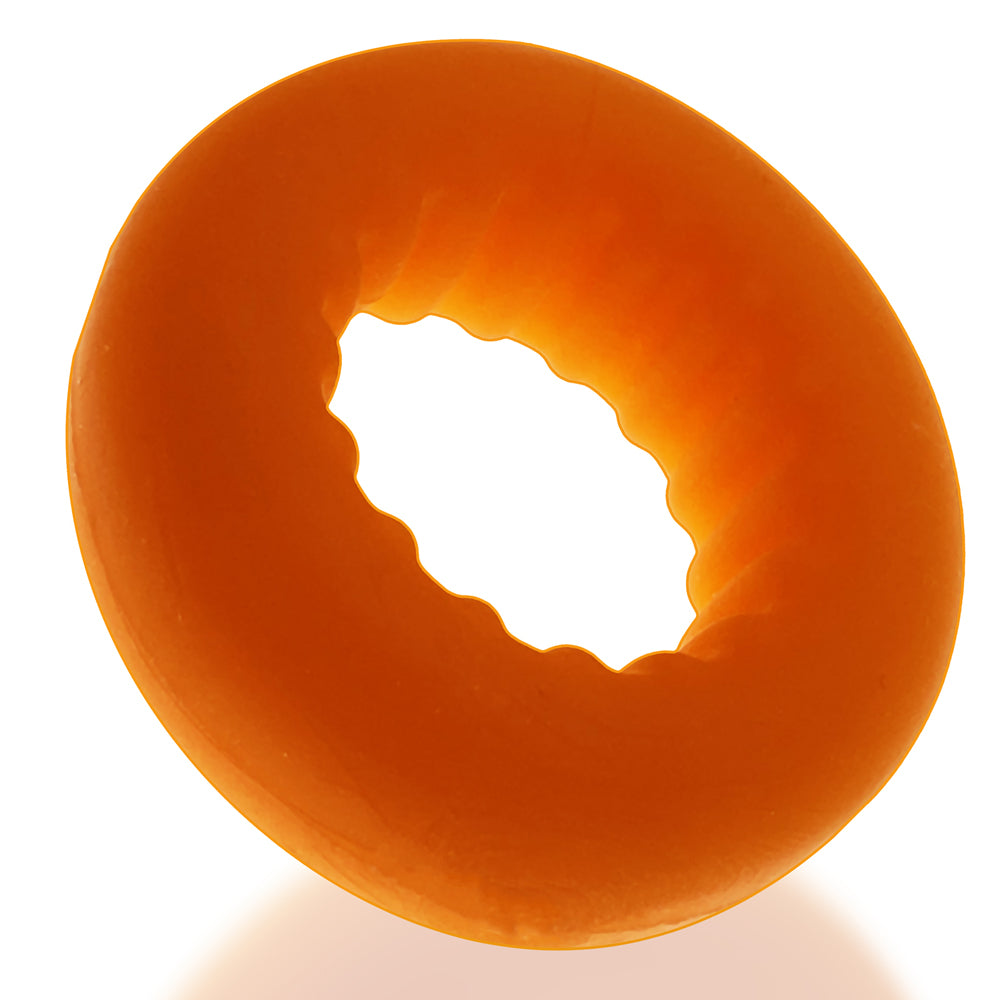 Axis Rib Griphold Cockring Orange Ice | 840215122483 | Available at EroticWarehouse.com
