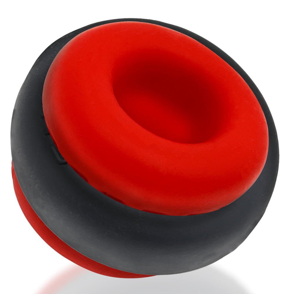 Ultracore Core Ballstretcher W/Axis Ring Red Ice | 840215122780 | Available at EroticWarehouse.com