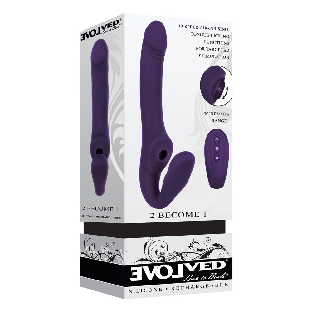 2 Become 1 Purple | 844477019192 | Available at EroticWarehouse.com