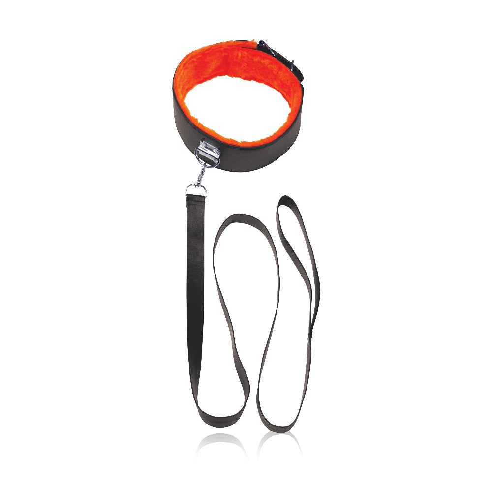 The 9's Orange Is The New Black Short Leash | 847841023191 | Available at EroticWarehouse.com