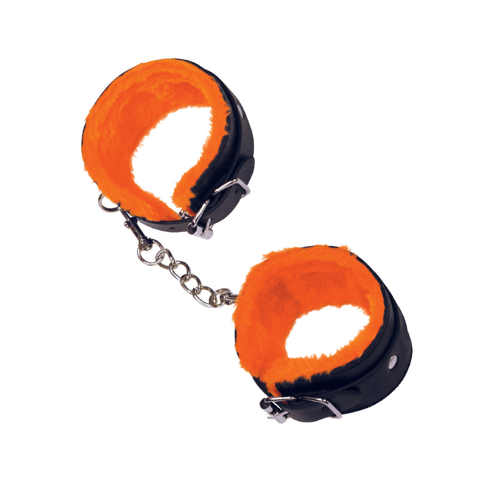 The 9's Orange Is The New Black Love Cuffs Ankle | 847841023214 | Available at EroticWarehouse.com