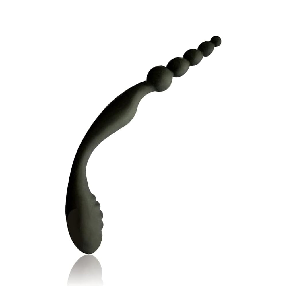 The 9's S-Double Header Double Ended Silicone Anal Beads | 847841026499 | Available at EroticWarehouse.com