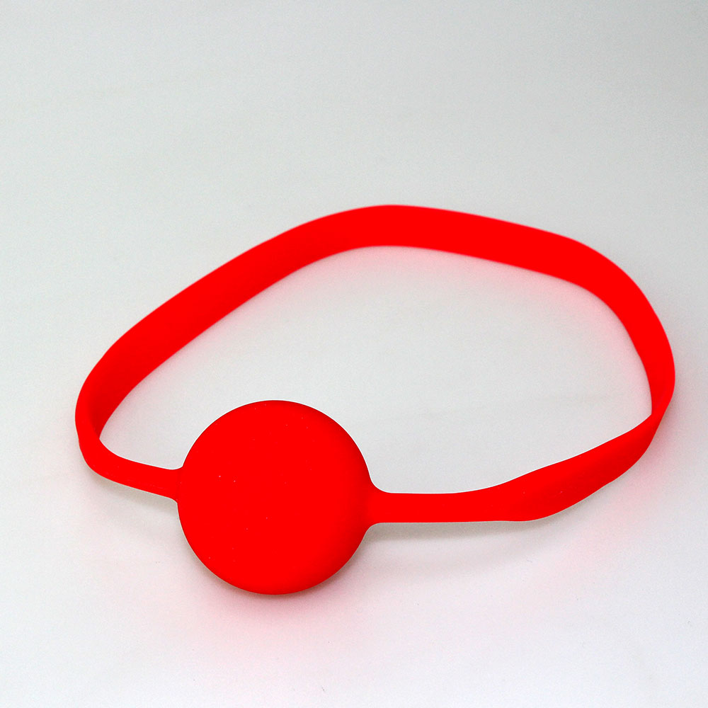 Quickie Ball Gag Large Red | 847878002480 | Available at EroticWarehouse.com