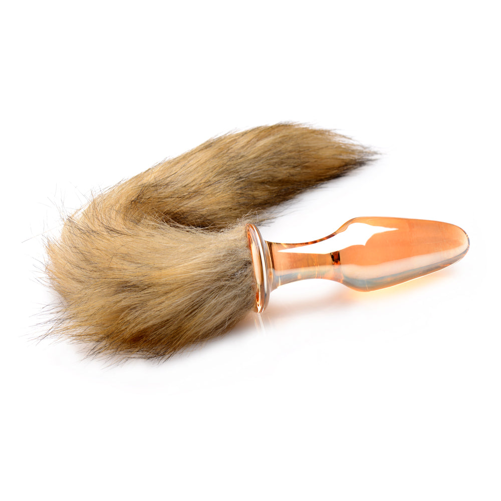 Tailz Fox Tail Glass Anal Plug | 848518013705 | Available at EroticWarehouse.com