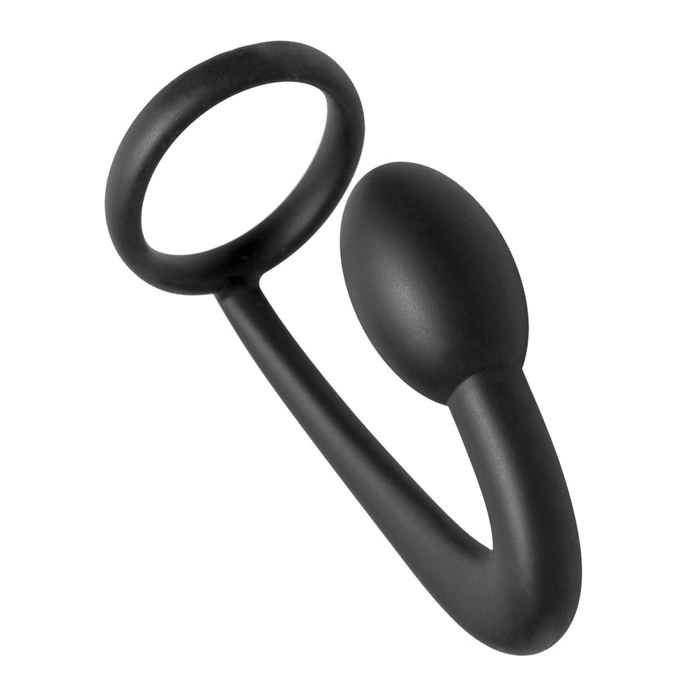 Prostatic Play Explorer Silicone Cock Ring & Prostate Plug No.1 | 848518018878 | Available at EroticWarehouse.com