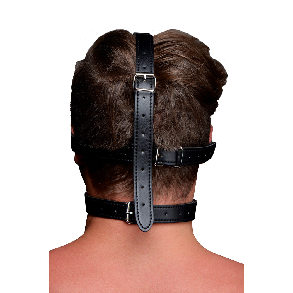 Strict Eye Mask Harness With Ball Gag | 848518024121 | Available at EroticWarehouse.com