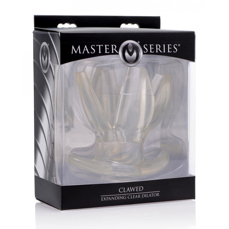 Master Series Clawed Expanding Clear Dilator | 848518025883 | Available at EroticWarehouse.com