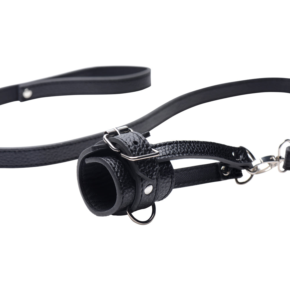 Strict Ball Stretcher With Leash | 848518025890 | Available at EroticWarehouse.com