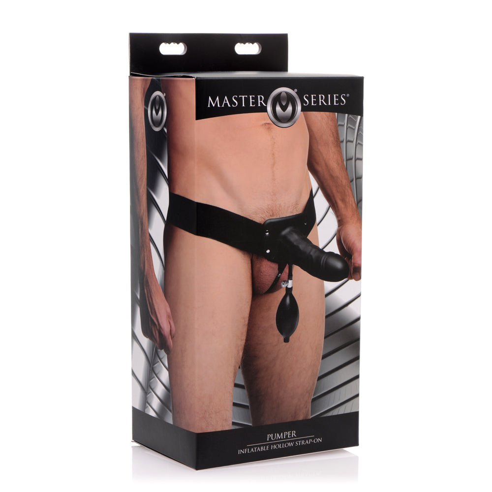 Master Series Pumper Inflatable Hollow Strap-On | 848518027412 | Available at EroticWarehouse.com