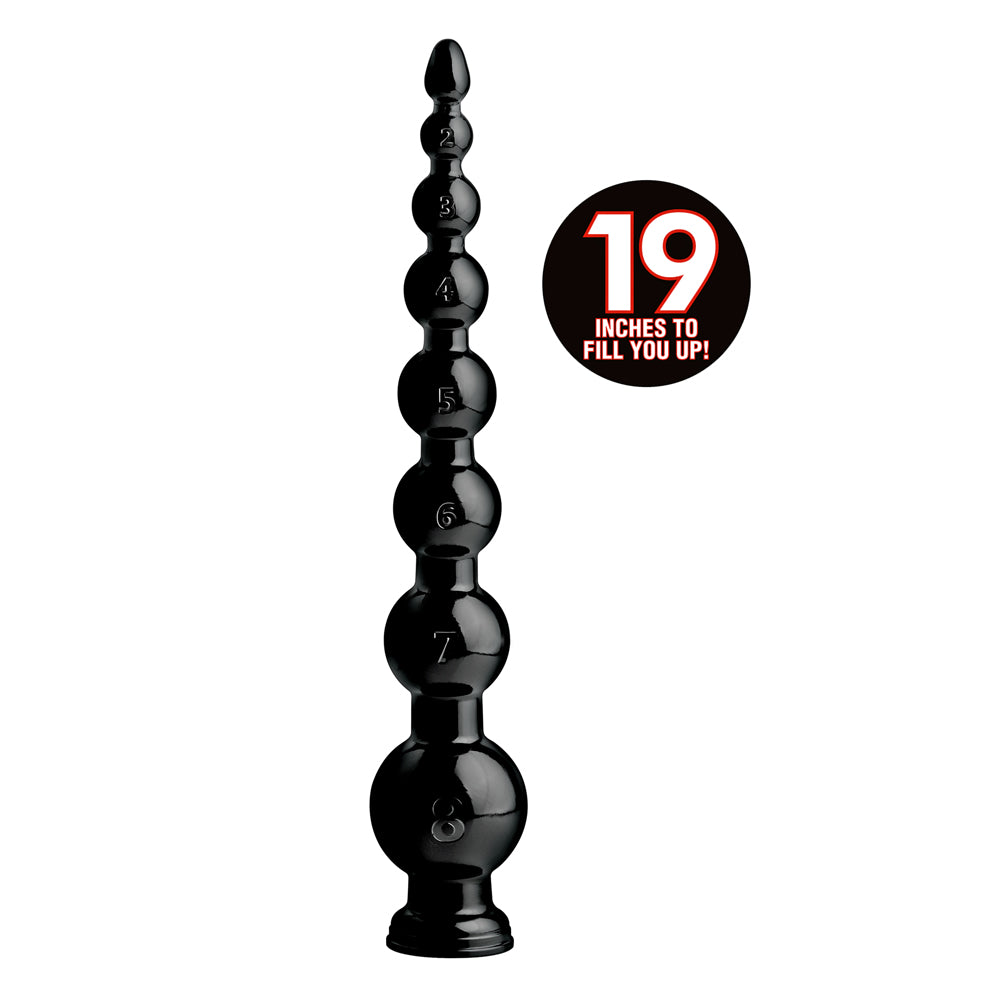 Hosed 19 Inch Graduated Bead Anal Snake | 848518029645 | Available at EroticWarehouse.com