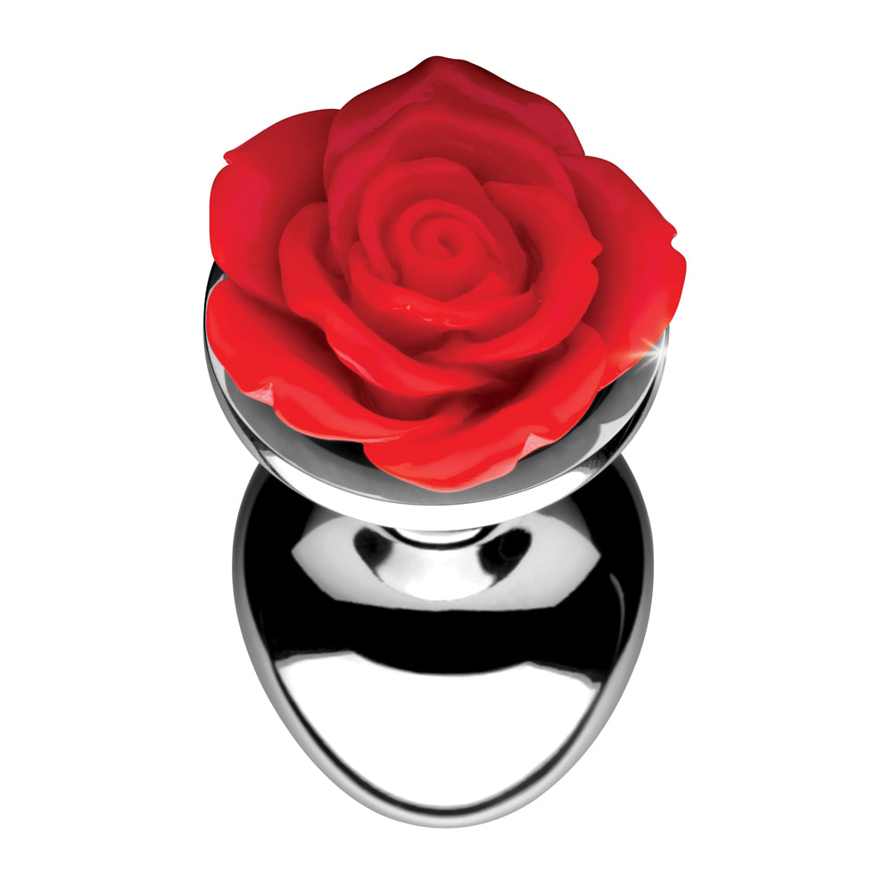 Booty Sparks Red Rose - Large Anal Plug | 848518029935 | Available at EroticWarehouse.com