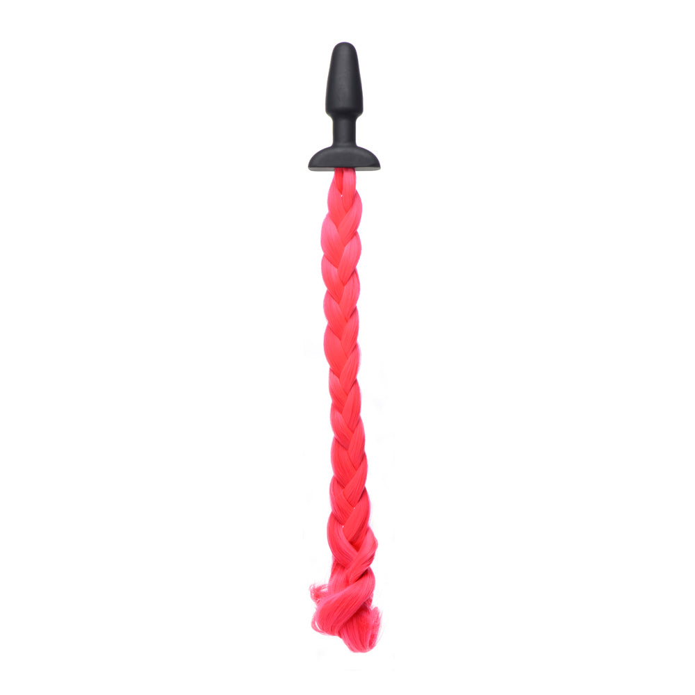 Tailz Hot Pink Pony Tail Anal Plug | 848518030047 | Available at EroticWarehouse.com