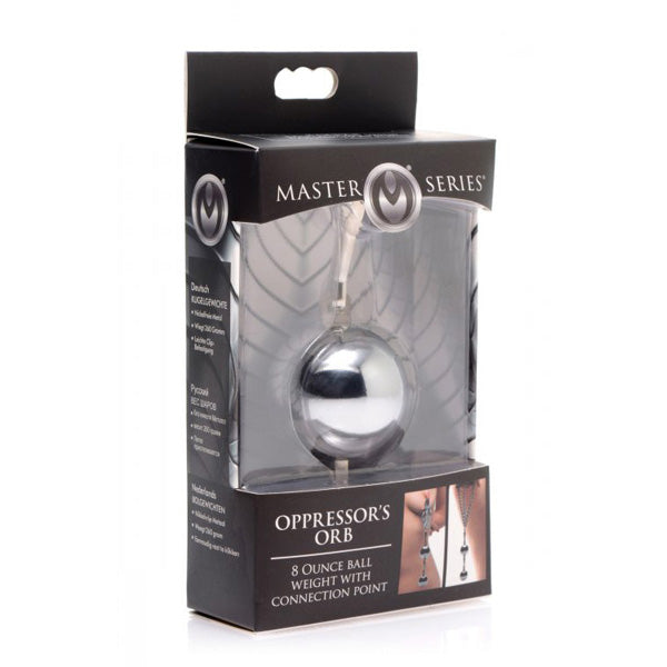 Master Series Oppressor's Orb 8 Ounce Connectable Weight | 848518030702 | Available at EroticWarehouse.com
