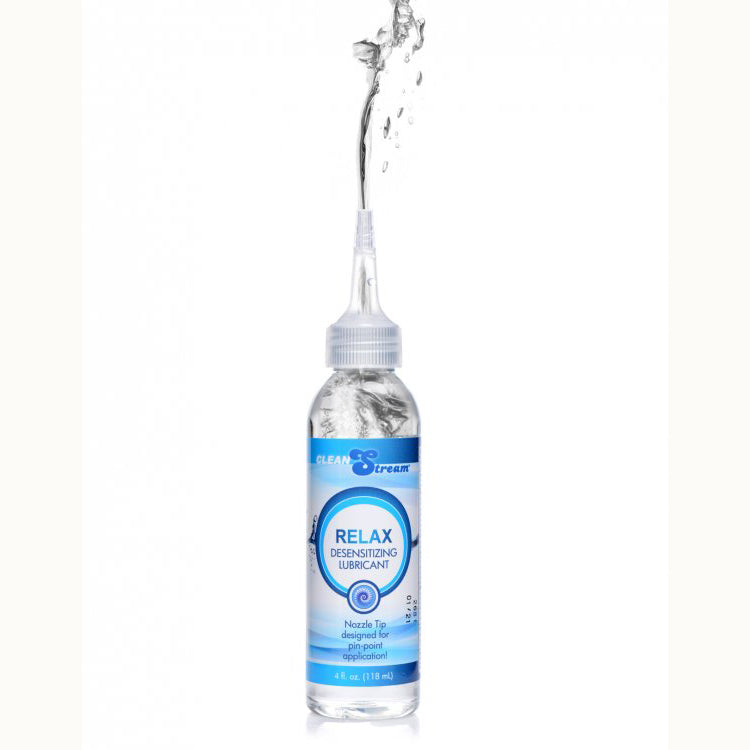 Cleanstream Relax Desensitizing Lubricant With Nozzle Tip 4 oz. | 848518032935 | Available at EroticWarehouse.com