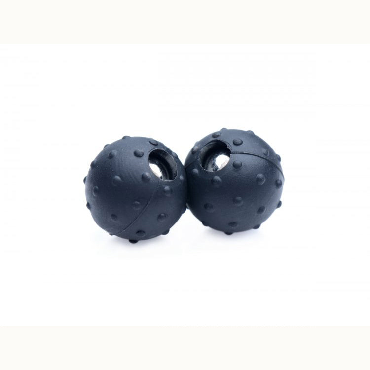 Master Series Dragon's Orbs Nubbed Silicone Magnetic Balls | 848518033161 | Available at EroticWarehouse.com