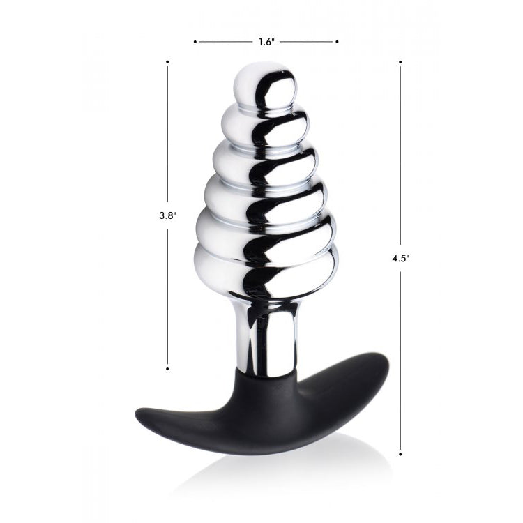 Master Series Dark Hive Metal & Silicone Anal Plug | 848518033635 | Available at EroticWarehouse.com