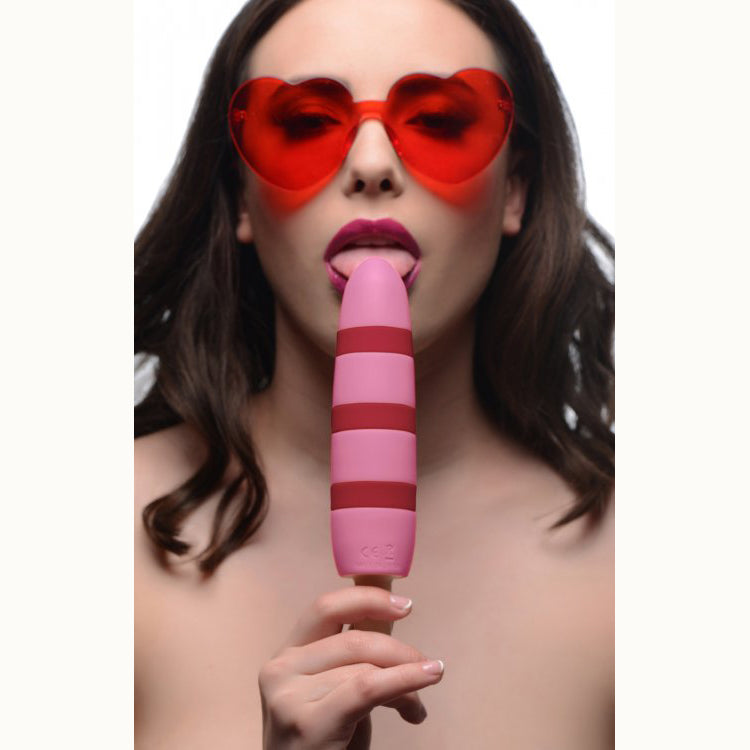 Cocksicle Ticklin 10X Popsicle Silicone Rechargeable Vibrator | 848518033659 | Available at EroticWarehouse.com