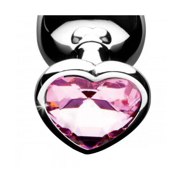 Booty Sparks Pink Heart Gem Anal Plug Set | 848518033796 | Available at EroticWarehouse.com